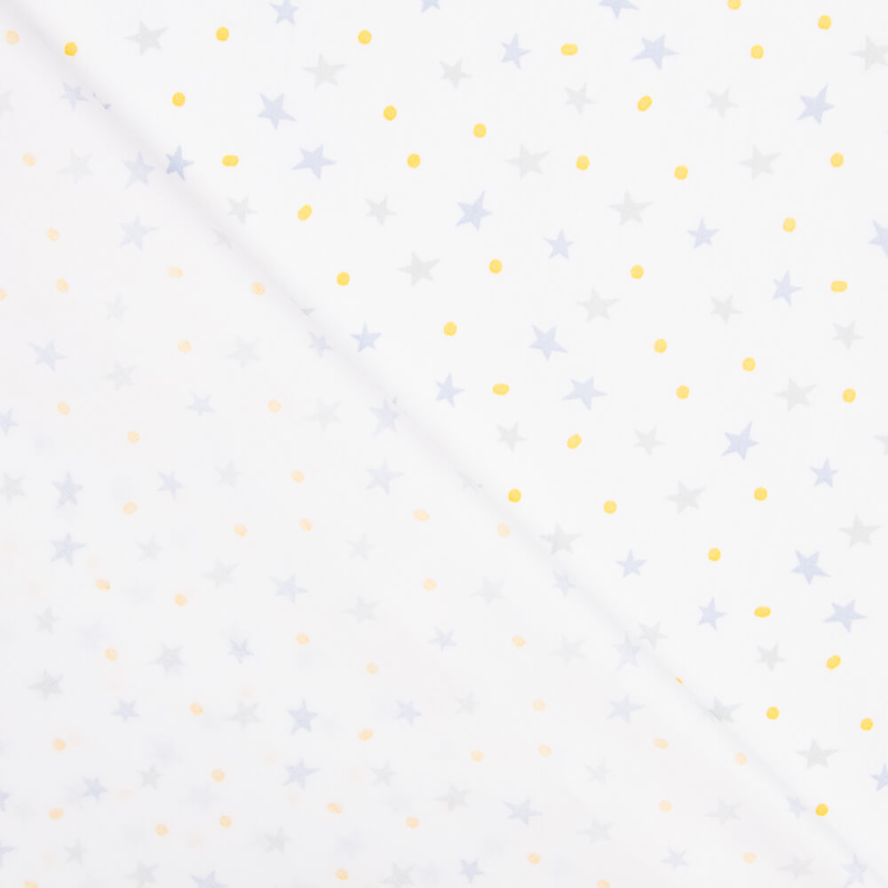 Algodão Estrelas Infantil Azul - Ribes y Casals