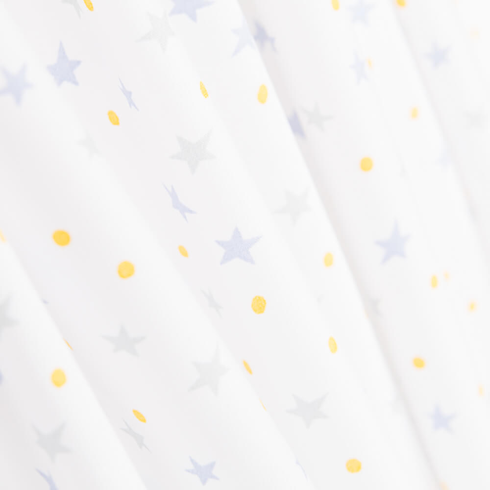 Algodão Estrelas Infantil Azul - Ribes y Casals