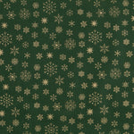 Algodão Estrelas Verde Multi Ouro - Ribes y Casals