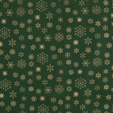 Algodão Estrelas Verde Multi Ouro - Ribes y Casals