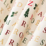 Sucatear Algodão Feliz Natal Cru 90x140cm - Ribes y Casals