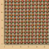 Algodão Flor Lis Kaki - Ribes y Casals