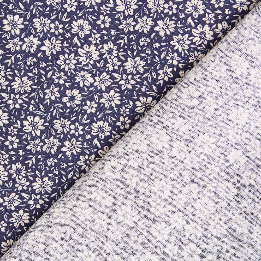 Algodão Marinho Flor - Ribes y Casals