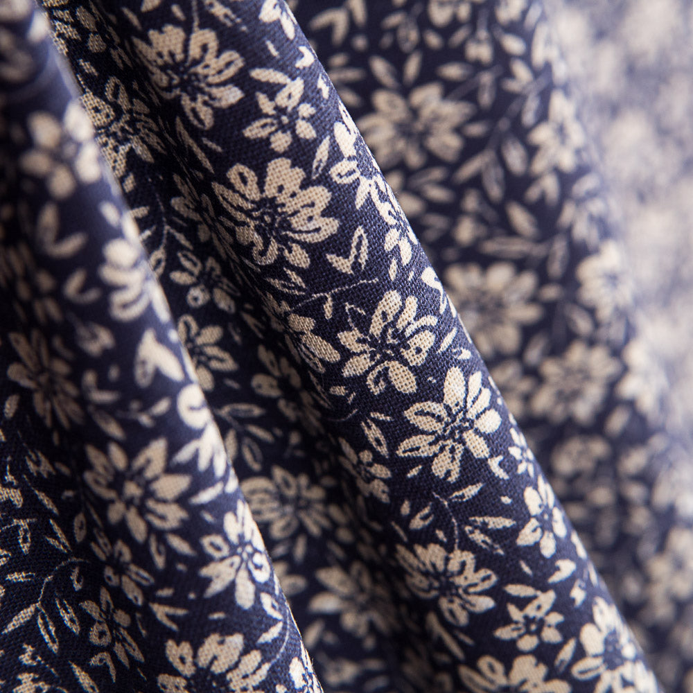 Algodão Marinho Flor - Ribes y Casals