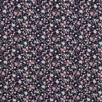 Algodão Romântico Flower Navy - Ribes y Casals