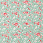 Algodão Floral Menta Verde - Ribes y Casals