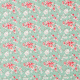 Algodão Floral Menta Verde - Ribes y Casals