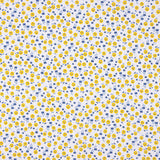 Popeline Algodão Orgânico Flores Bimbo Amarelas - Ribes y Casals