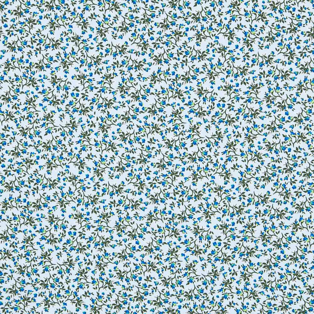 Algodão Flores Azul - Ribes y Casals