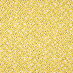 Popeline Algodão Orgânico Flores Coni Amarelo - Ribes y Casals