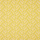 Popeline Algodão Orgânico Flores Coni Amarelo - Ribes y Casals