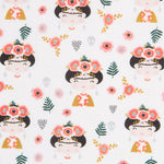 Algodão Frida Kahlo Branca - Ribes y Casals