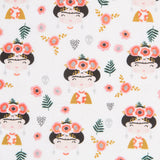 Retal Algodón Frida Kahlo Banca 90x145 cm - Ribes y Casals