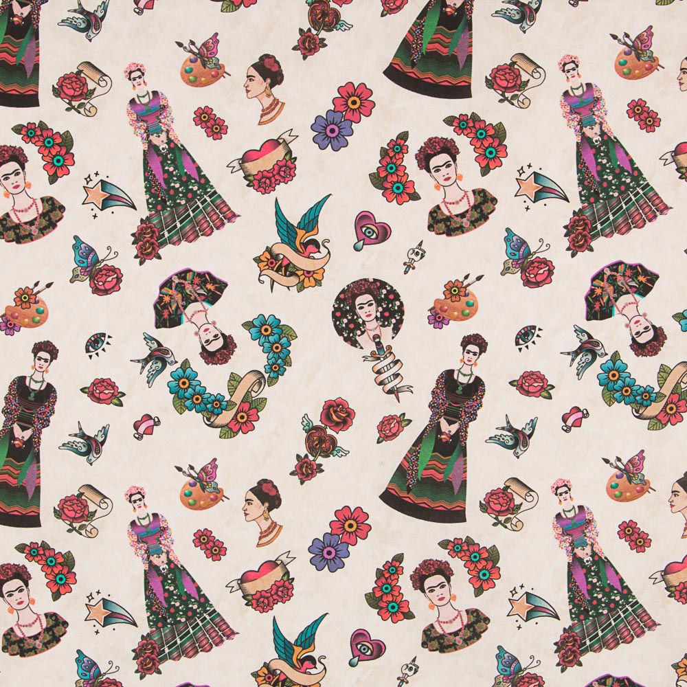 Algodão Frida Tattoo - Ribes y Casals