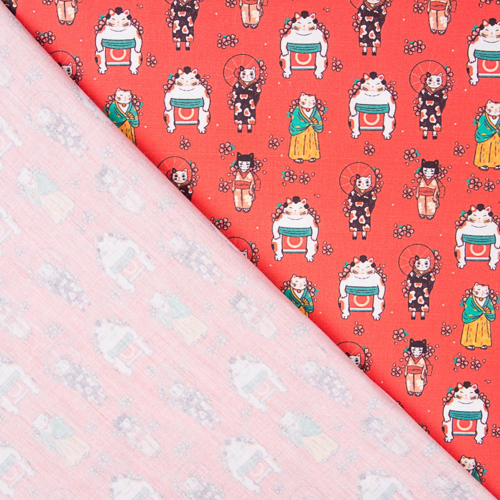 Algodão Gatos Geisha - Ribes y Casals