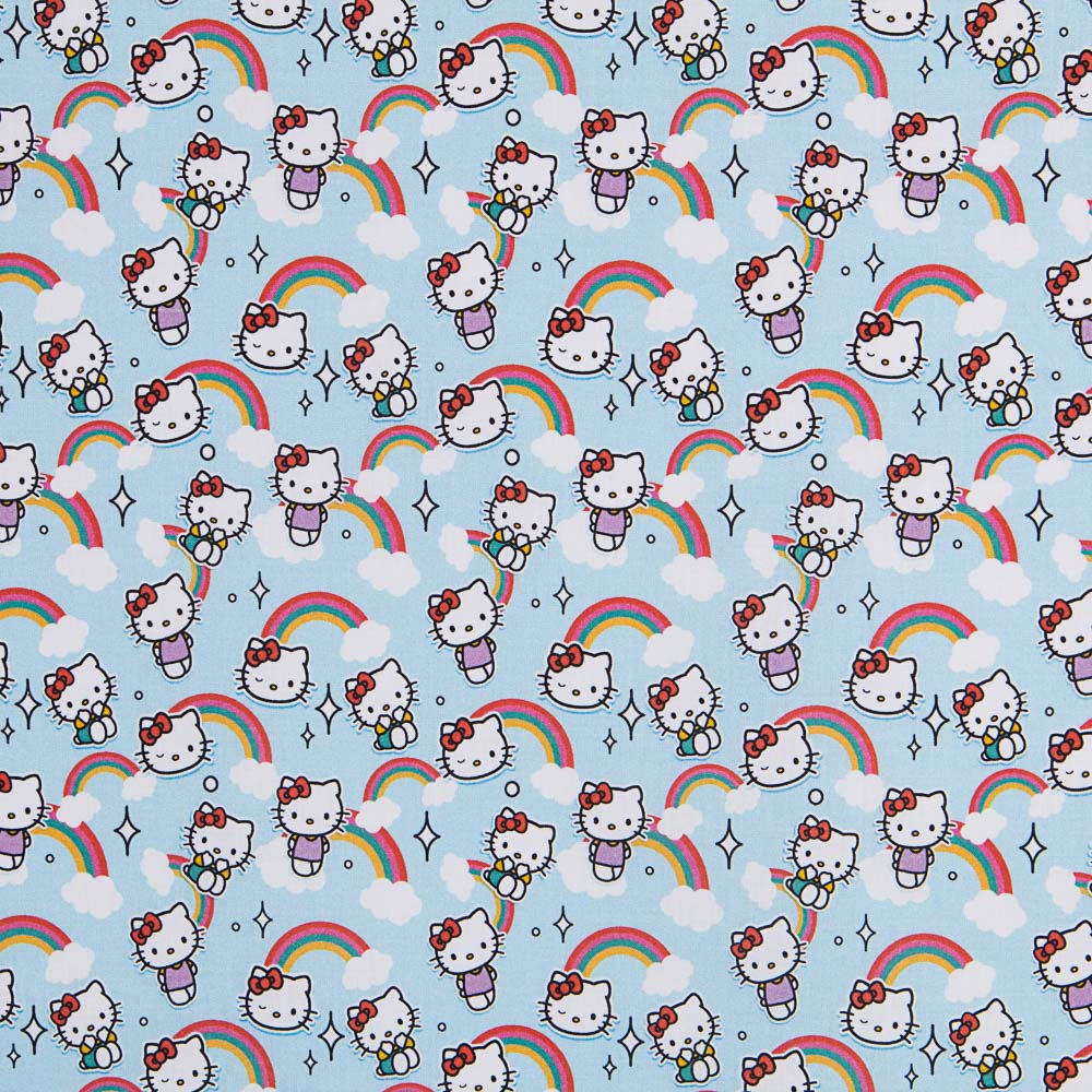 Algodão Hello Kitty Azul - Ribes y Casals
