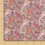 Algodão Liberty London Caxemira Castanho - Ribes y Casals