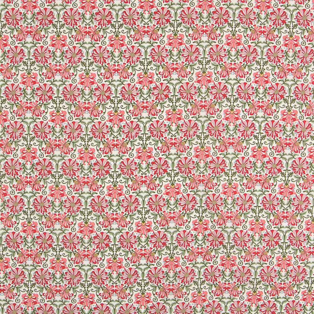 Algodão Liberty London Garden Grená - Ribes y Casals