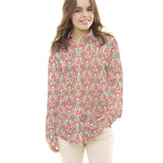 Algodão Liberty London Garden Grená - Ribes y Casals