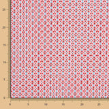 Algodão Liberty London Geométrico Coral - Ribes y Casals