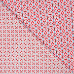 Algodão Liberty London Geométrico Coral - Ribes y Casals