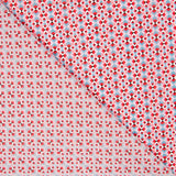 Algodão Liberty London Geométrico Coral - Ribes y Casals