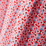 Algodão Liberty London Geométrico Coral - Ribes y Casals