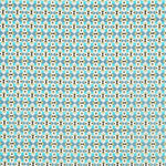 Algodão Liberty London Geométrico Turquesa - Ribes y Casals