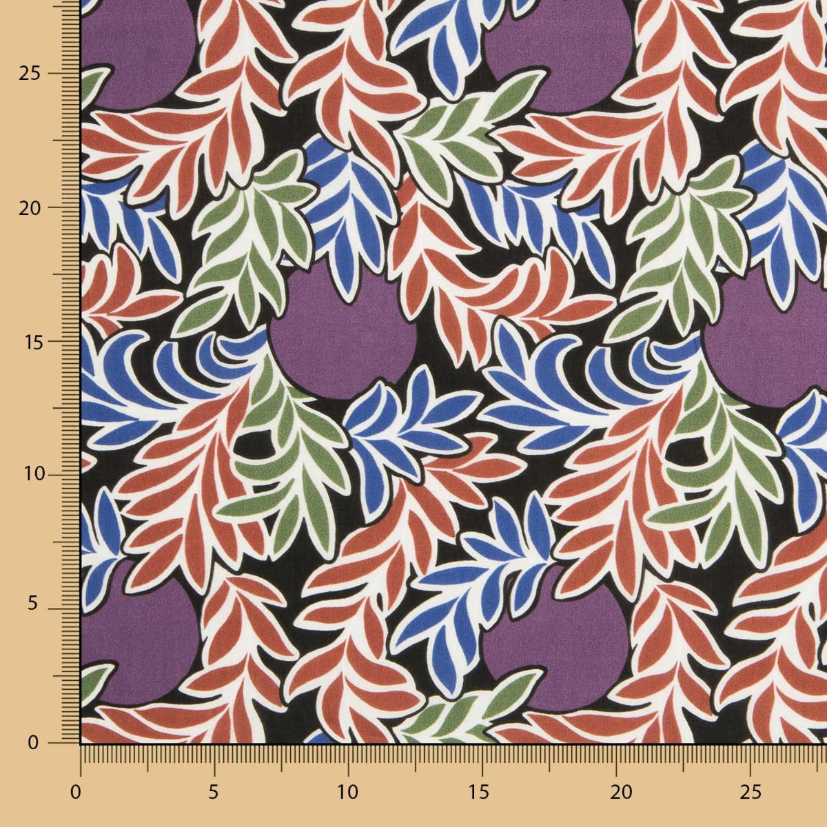 Algodão Liberty London Loureiro Multicolorido - Ribes y Casals