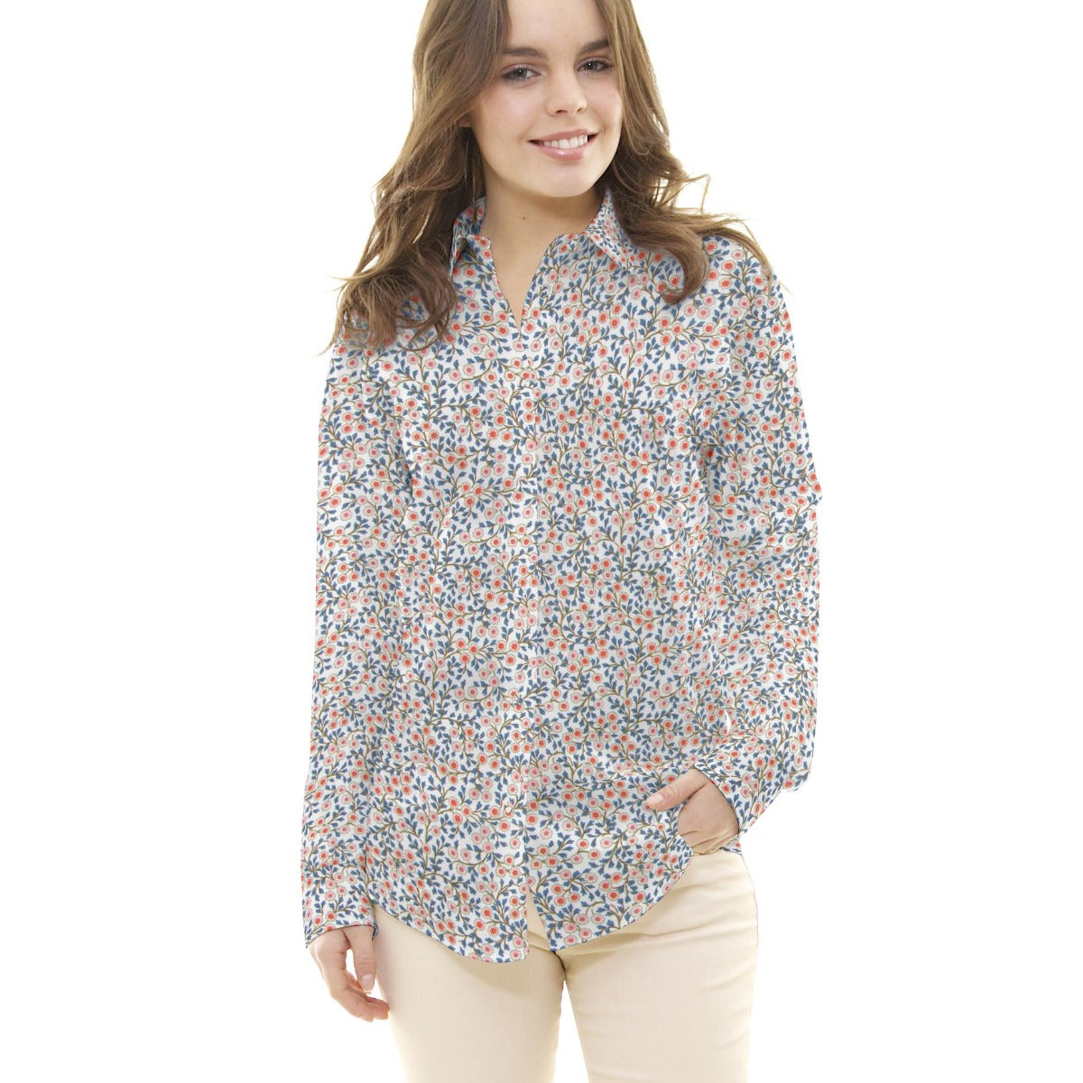 Algodão Liberty London Romântico Cinza - Ribes y Casals