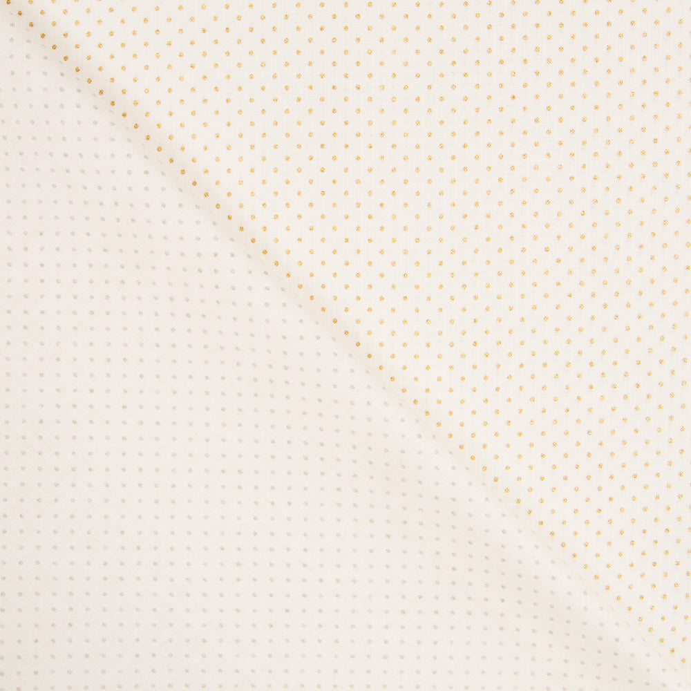 Algodão Bolinhas Ouro Cru - Ribes y Casals