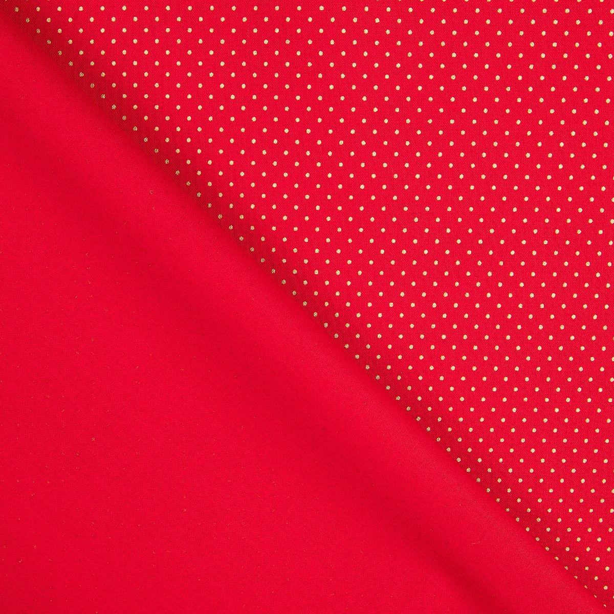 Algodão Bolinhas Ouro Vermelho - Ribes y Casals