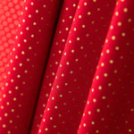 Algodão Bolinhas Ouro Vermelho - Ribes y Casals