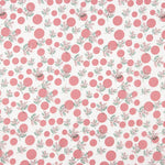 Popeline Algodão Flores Japão Rosa - Ribes y Casals
