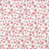 Popeline Algodão Flores Japão Rosa - Ribes y Casals