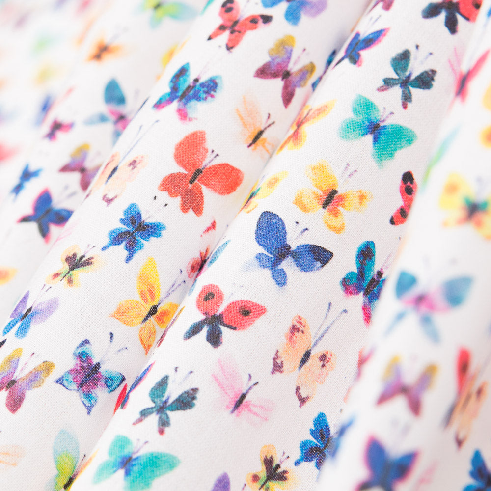 Algodão Borboletas Cores - Ribes y Casals