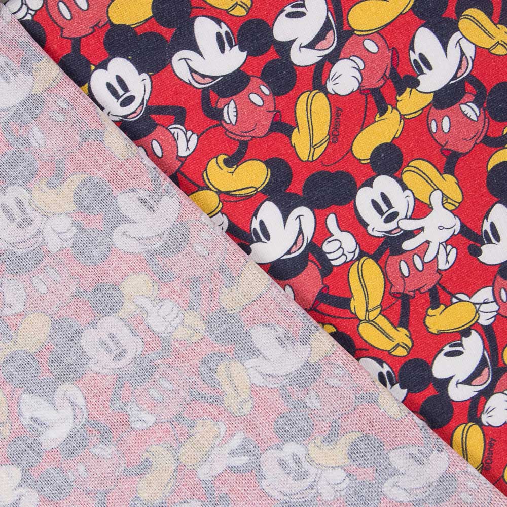 Algodão Mickey Rojo - Ribes y Casals