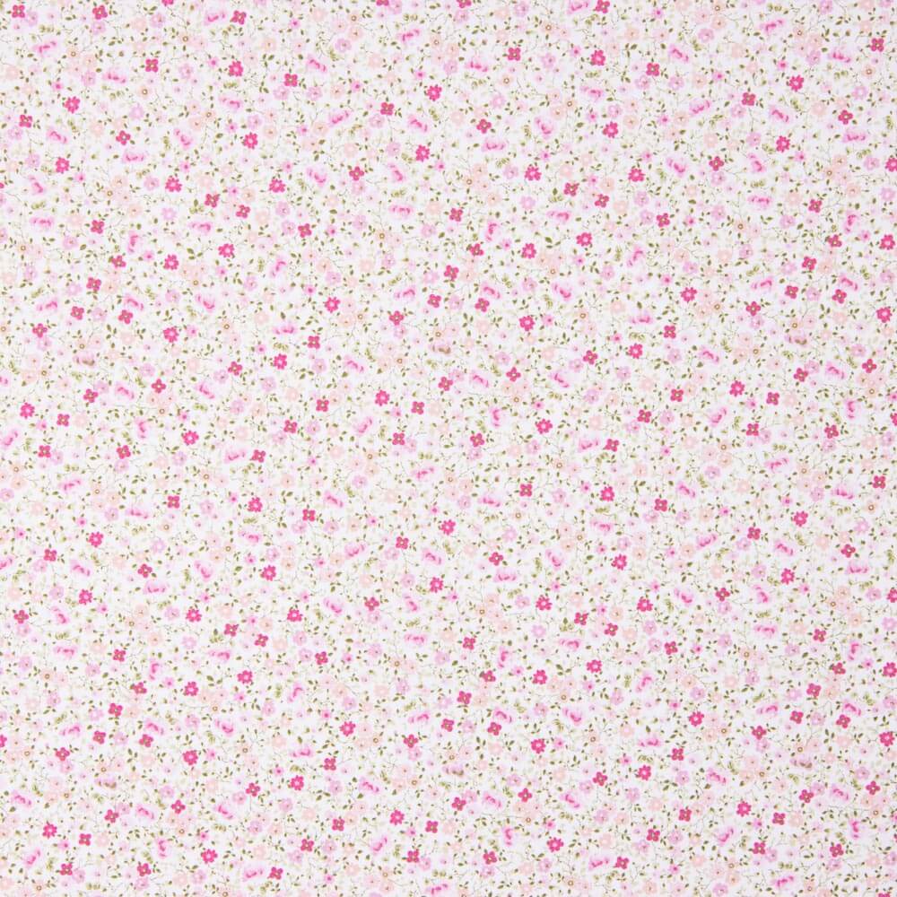 Popeline Algodão Orgânico Íris Rosa - Ribes y Casals