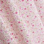 Popeline Algodão Orgânico Íris Rosa - Ribes y Casals