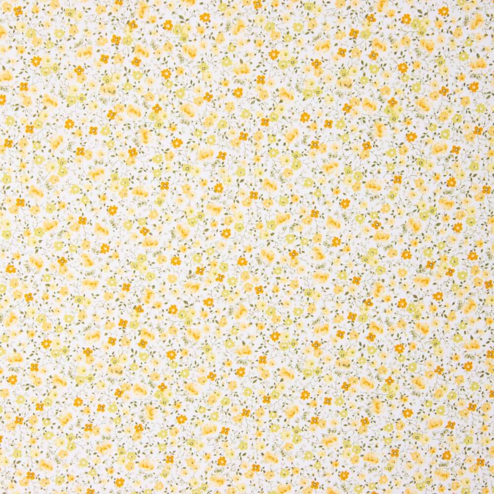 Popeline Algodão Orgânico Íris Amarelo - Ribes y Casals