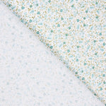 Popeline Algodão Orgânico Íris Verde Claro - Ribes y Casals