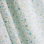 Popeline Algodão Orgânico Íris Verde Claro - Ribes y Casals