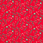 Algodão Visco Dourado Vermelho - Ribes y Casals