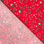 Algodão Visco Dourado Vermelho - Ribes y Casals