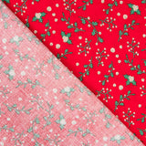 Algodão Visco Dourado Vermelho - Ribes y Casals