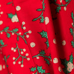 Algodão Visco Dourado Vermelho - Ribes y Casals