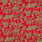 Algodão Natal Ramo Azevinho Vermelho - Ribes y Casals