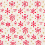 Algodão Natal Dourado Estrelas Cru - Ribes y Casals