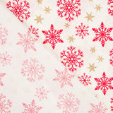 Algodão Natal Dourado Estrelas Cru - Ribes y Casals