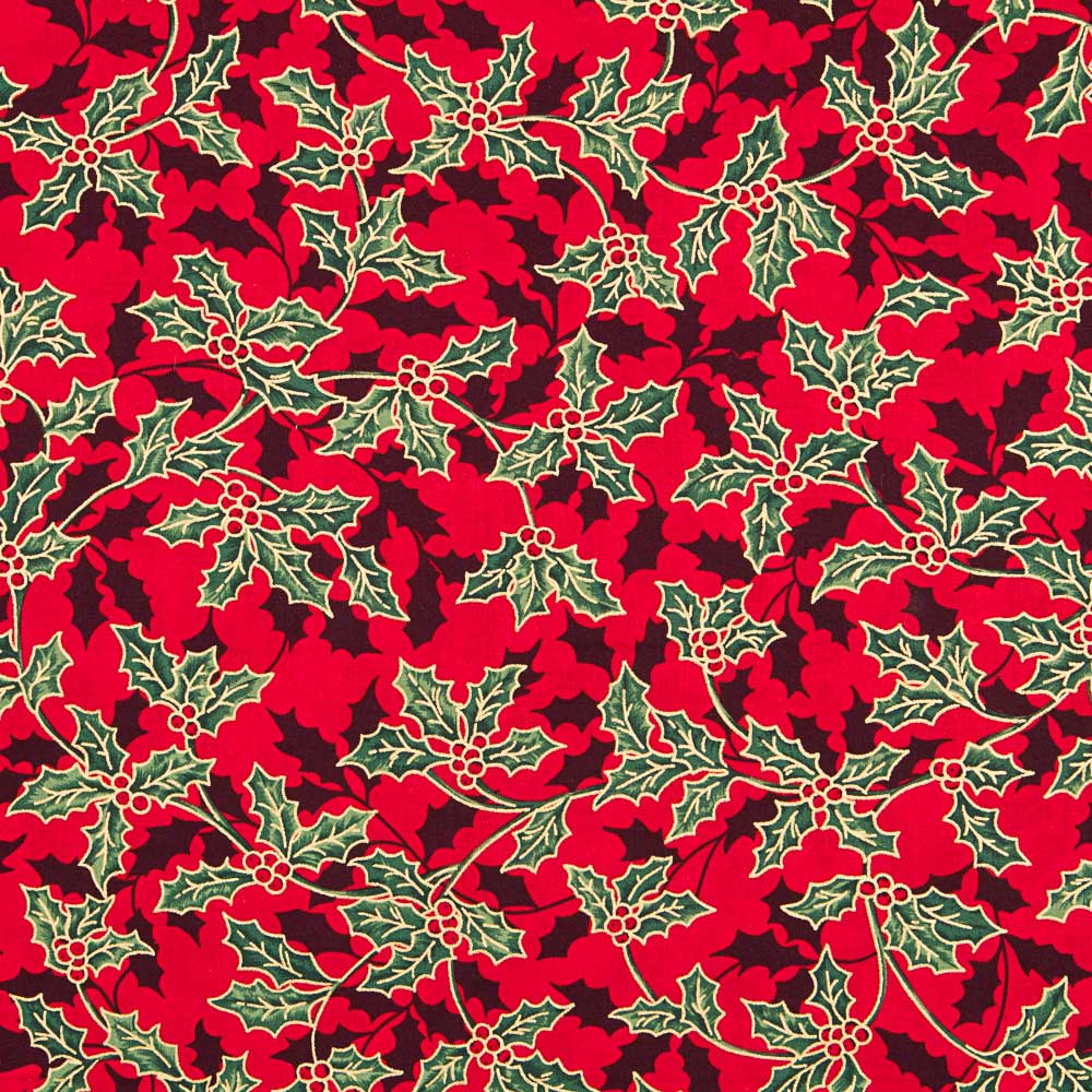 Algodão Natal Azevinho Vermelho - Ribes y Casals